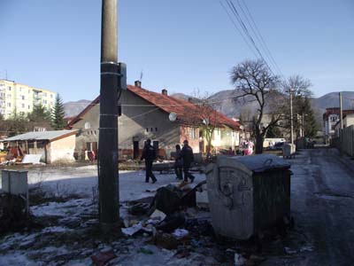 Kontrola na ulici Kafendova - február 2013